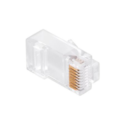 Konektor RJ45 8p-8c (drát) průchozí CAT.6E TEL0072