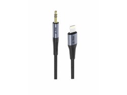 Adaptér iPEAX Lightning / JACK 3,5mm (pro poslech hudby) Black
