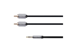 Kabel KRUGER & MATZ JACK 3.5 stereo/2xCINCH 1,8m KM0310