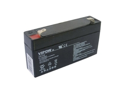 Baterie olověná  6V 1.3Ah VIPOW BAT0203