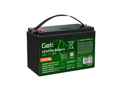 Baterie LiFePO4 12,8V 100Ah GETI GBLE-12-100D Displej