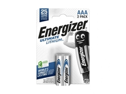 Baterie lithiová AAA R03 1,5V ENERGIZER Ultimate 2ks / blistr