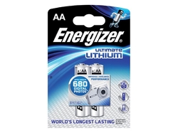 Baterie lithiová AA R6 1,5V ENERGIZER Ultimate 2ks / blistr –40°C