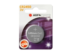 Baterie CR2450 AGFAPHOTO lithiová 1ks / blistr
