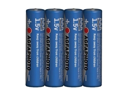 Baterie AAA (LR03) alkalická AGFAPHOTO Power 4ks / shrink