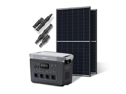 Solární sestava Growatt Infinity 2000 PRO, 800Wp, nabíjecí stanice s měničem 2048Wh