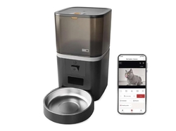 Smart automat na krmivo EMOS Pet Care s kamerou, 6 l, černý, Wi-Fi Tuya