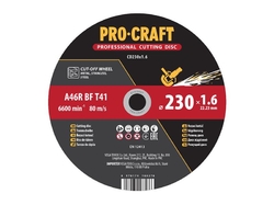 Kotouč řezný PROCRAFT 230x1,6mm
