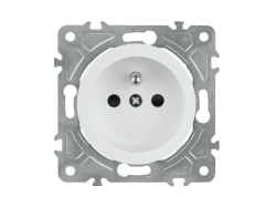 Zásuvka ELECTROMALT OVAL OVA1011W bílá