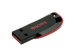 Flash disk SANDISK USB 32GB CRUZER BLADE černočervená