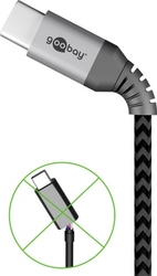 Kabel USB-C - USB-A 2.0 Goobay TEXTIL 2m