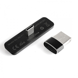 Duální zvukový vysílač ML400 Bluetooth USB-C APTX