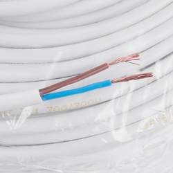 Kabel bytový H03VV-F OMY 2x1 10m