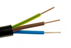 Zemnící elektrický kabel YKY 3x1,5 0,6/1kV 50m
