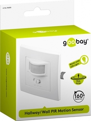 Pohybový senzor WALL IR FLUSH 160st 9m Goobay