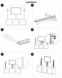 Listwa aluminiowa, osłona 1,1mx33mm Goobay Srebrna