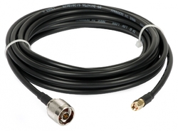 Anténní kabel, zástrčka N, zástrčka SMA LMR240, 3 m