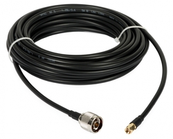 Anténní kabel, zástrčka N, zástrčka SMA LMR240, 10 m