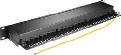 Patch panel FTP CAT 6A Stíněný 24portový Goobay