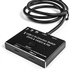 USB-C slučovač nebo rozbočovač 2x1 1x2 SPC-BID01