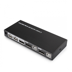 KVM přepínač USB + DP 2/1 Spacetronik SPD-KVM02