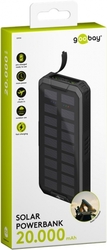 Goobay 20000 mAh PowerBank se solární baterií QC PD
