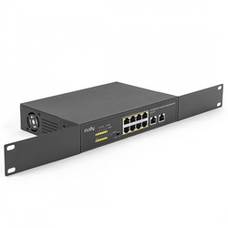 SWITCH PoE+ 10portový GS1010P 120W 1Gbps VLAN CCTV