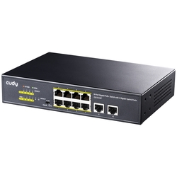 SWITCH PoE+ 10portový GS1010P 120W 1Gbps VLAN CCTV
