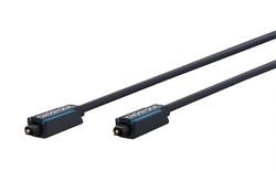 Optický kabel CICKTRONIC Toslink + ad. Jack 1m