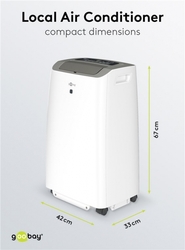 Domácí klimatizace Goobay 2,6 kW 9000BTU 25m2