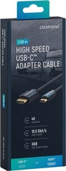 CICKTRONIC USB-C - HDMI 2.0 4K 60Hz kabel 2m
