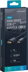 CICKTRONIC USB-C - HDMI 2.0 4K 60Hz kabel 1m