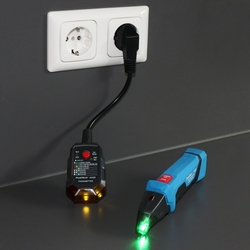 Lokátor pojistek s RCD PeakTech 3432