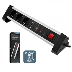 Zásuvka na desku Spacetronik SPS-T38BS