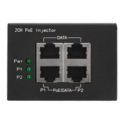 Napájecí injektor PoE+ 2x30W Gigabit POE220