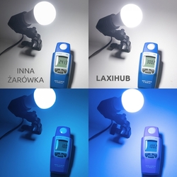 Chytrá žárovka RGB WiFi E27 Tuya Laxihub x2