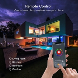 Chytrá žárovka RGB WiFi E27 Tuya Laxihub x2