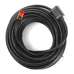 LAN prodlužovací kabel CAT7 černý 2m