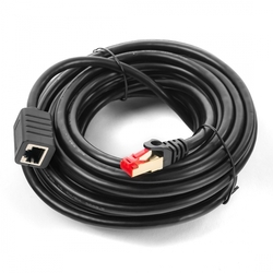 LAN prodlužovací kabel CAT7 černý 2m