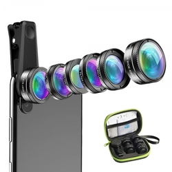 Čočky a filtry Apexel pro smartphone 6v1 DG6V2