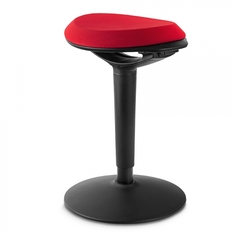 Aktivní ergonomická stolička na zip (černá a červená)