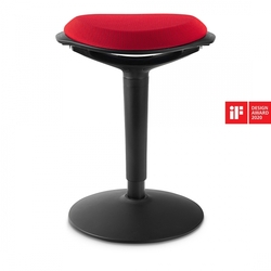 Aktivní ergonomická stolička Zippy (černá a červená)