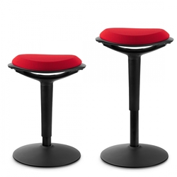 Aktivní ergonomická stolička Zippy (černá a červená)