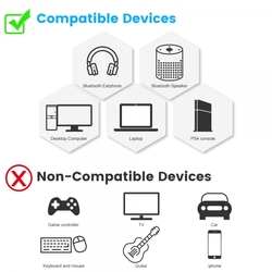 B10PRO Bluetooth 5.0 USB audio vysílač 1Mii 20m