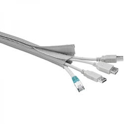 Osłona kabli na rzep WireSleeve Goobay 1,8m Biała