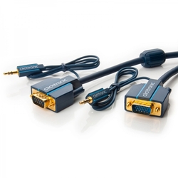 kabel VGA + Audio CLICKTRONIC 20m