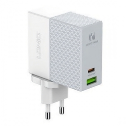 USB nabíječka 65W PD QC3.0 2portový notebook