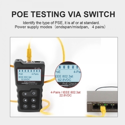 Profesionální LAN tester, POE Noyafa NF-488