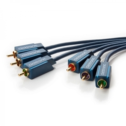 Kabel 3xRCA/3xRCA (komponent YUV) CLICKTRONIC 7,5m