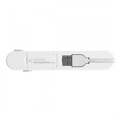 2v1 USB-A kabel - micro+Lightning + USB-C adaptér